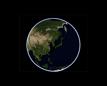 전구 기반  2D/3D 도시 이미지 3